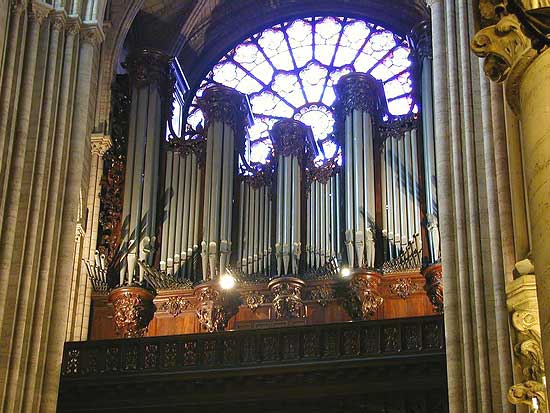 Die grosse Orgel von Notre-Dame de Paris